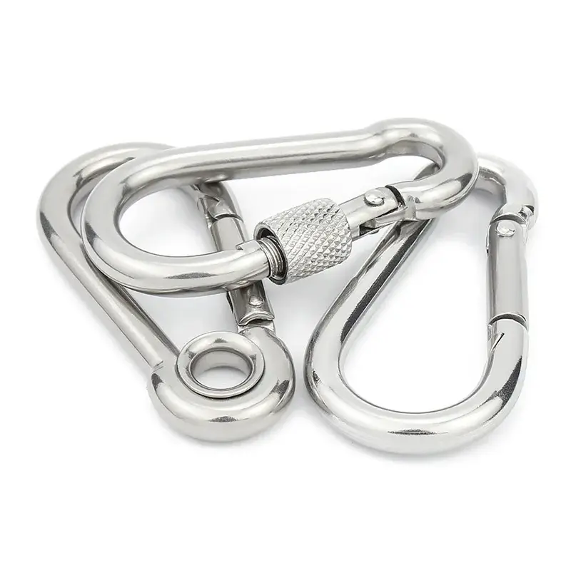 Cârlig cu carabinier pentru uz exterior și industrial